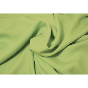 10cm Viscosestoff uni HELLES OLIVGRÜN  Blusen- und Kleiderstoff  (Grundpreis € 8,00/m)